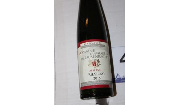 36 flessen à 37,5cl witte wijn Domaine du Moulin de Dusenbach, Riesling, 2015